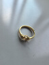 周生生黃金戒指 無(wú)盡的愛足金絲帶活口戒生日禮物21071R 計(jì)價(jià) 3.2克 曬單實(shí)拍圖