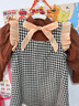 G.DUCKKIDS童裝女童套裝春秋2025新款兒童套裝裙洋氣寶寶衣服女孩背帶裙套裝 秋冬裝千鳥(niǎo)格g2/968777072752 110 適合身高100-110cm年齡4-5 曬單實(shí)拍圖