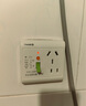 國(guó)際電工空調(diào)熱水器漏電保護(hù)開(kāi)關(guān)86型帶保護(hù)插座 明裝暗裝家用防觸電漏保 16A漏保插座+明裝防水盒 曬單實(shí)拍圖