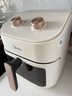 美的（Midea）空氣炸鍋透明可視免翻面7升實(shí)用大容量家用多功能無(wú)油炸外酥里嫩不沾易清洗電炸鍋烤箱 MF-KZE7001 曬單實(shí)拍圖