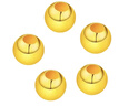 金小貅黃金轉運珠足金999小金珠重版加厚散珠光面金珠黃金古法珠手串DIY 0.8g,4mm古法珠重版4顆 曬單實(shí)拍圖