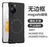 POZZO適用于華為P60/P60Pro手機殼磨砂超薄huaweiP60/P60pro保護套無(wú)邊框magsafe磁吸防摔散熱夜空黑  曬單實(shí)拍圖