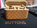 BUTTONS CLIP 耳夾式藍牙耳機 開(kāi)放式骨傳導無(wú)線(xiàn)運動(dòng)耳掛 通話(huà)降噪耳麥 高端耳機 中秋禮物 金棕色 曬單實(shí)拍圖