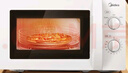 美的（Midea）快捷微波爐 家用小型 360°轉(zhuǎn)盤加熱 旋鈕操控 易潔內(nèi)膽（M1-L213B） 曬單實(shí)拍圖