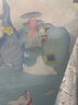 babycare嬰兒抑菌涼席寶寶透氣冰絲席兒童幼兒園可水洗鯨魚噴泉56*100CM 曬單實拍圖