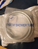 JOCBO【德國】淋浴花灑軟管通用接口加厚防爆防纏繞PVC蓮蓬噴頭4分軟管 亮銀色【2米】通用花灑軟管 曬單實(shí)拍圖