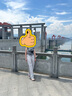 IZEXX山系登山傘兵休閑褲秋季戶外防潑水寬松百搭直筒長(zhǎng)褲IZ95灰色M 曬單實(shí)拍圖