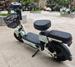 立馬【校園神器】電動(dòng)自行車(chē)小叮當70公里續航電動(dòng)車(chē)48V20Ah鉛酸電池通勤電瓶車(chē)LED透鏡大燈  青巖綠 曬單實(shí)拍圖