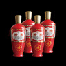 汾酒 出口紅玻 炙熱紅 清香型白酒 光瓶 53度 500mL 4瓶 牛皮紙箱 曬單實(shí)拍圖