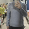 onmygame【糯糯家族】?jì)和L(cháng)袖T恤秋款軟糯親膚男童女童打底衫 云霧灰【無(wú)拇指孔】 160 曬單實(shí)拍圖