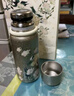 格米（germ）純鈦保溫杯梵高溫顯水杯女士直飲泡茶杯教師節禮物杯子580ML玫瑰 曬單實(shí)拍圖