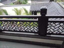 中式鋁合金護欄陽(yáng)臺欄桿仿古木紋庭院別墅樓梯扶手戶(hù)外圍欄定制廠(chǎng) 曬單實(shí)拍圖