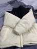 矜持范棉服女冬季2025新款女學(xué)生外套韓版寬松棉衣短款冬裝棉襖加厚潮 米白色 M 115-130斤 曬單實(shí)拍圖