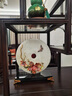 福格達（FUGEDA）紫鳶玉石平安扣擺件喬遷開(kāi)業(yè)禮物琺瑯彩擺飾客廳玄關(guān)酒柜裝飾品 幸福鳶舞平安扣【高檔禮盒-順豐】 曬單實(shí)拍圖
