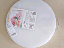 全適 38cm*4.5 圓形加厚PE環(huán)保切肉切菜板 剁骨砧板 肉墩菜墩塑料砧板 曬單實(shí)拍圖