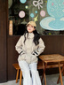 高梵風(fēng)殼5.0黑金鵝絨服羽絨服25新款顯高顯瘦女冬季連帽收腰短外套 鎏金1號 S 曬單實(shí)拍圖