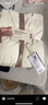 嫚熙（EMXEE）【新品】秋冬哺乳衣外出純棉孕婦自帶胸墊睡衣月子服產(chǎn)后家居服 【可拆卸杯墊】奶昔黃 L 曬單實(shí)拍圖