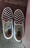 VANS范斯中性鞋Slip-On VR3低幫經(jīng)典帆布鞋休閑鞋 一腳蹬 棋盤格 36.5 曬單實拍圖