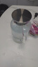 青蘋果耐熱冷水壺1.95升 可加熱茶水分離圍爐煮茶壺 大容量玻璃涼水壺  曬單實拍圖