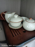 宅輕松 竹制小茶臺(tái)茶盤功夫茶具茶道配件小托盤簡(jiǎn)約儲(chǔ)水瀝水泡茶盤大號(hào) 曬單實(shí)拍圖