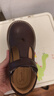 斯納菲童鞋春秋寶寶學(xué)步鞋舒適公主鞋鏤空愛(ài)心女童軟底單鞋 棕色28 曬單實(shí)拍圖
