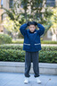 巴拉巴拉童裝男童棉服兒童外套新款2025秋冬裝加絨衣服抗菌發(fā)熱保暖棉衣潮 深藍80821 150 曬單實(shí)拍圖