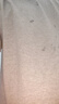 立蒙（LIMENG）男女裝素色180g全棉短袖t恤圓領(lǐng)寬松體恤打底衫 淺灰 2XL 曬單實(shí)拍圖