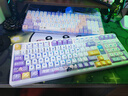 七彩虹（Colorful）青羽98Pro客制化磁軸機械鍵盤(pán)無(wú)線(xiàn)藍牙有線(xiàn)三模游戲電競專(zhuān)用辦公女生鍵盤(pán)靜音無(wú)聲便攜非邁從K99 青羽 98Pro 霜華【幻瞳軸】-三模 曬單實(shí)拍圖