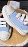 OLD ORDER-帆布鞋Canvas-三麗鷗凱蒂貓聯(lián)名 Sanrio Hello Kitty 女 凱蒂粉藍(lán) Hellokitty聯(lián)名款 40 曬單實(shí)拍圖