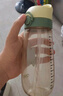 QWE吸管杯500ml哈瓦那黃PPSU大容量孕婦水杯糖耐刻度杯耐摔可裝開(kāi)水 曬單實(shí)拍圖