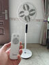 美的（Midea）【幸運草安睡風(fēng)扇】直流變頻落地扇一級能效電風(fēng)扇家用輕音臥室小風(fēng)扇語(yǔ)音智控90°大仰角FSD35STL 曬單實(shí)拍圖