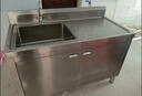 時(shí)光舊巷 加厚304不銹鋼水槽臺面一體柜廚房大水槽洗菜盆帶柜一體式洗手池 【特厚雙水槽】長(cháng)120寬60高80 曬單實(shí)拍圖