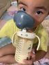 BEIMUS貝姆士吸管水杯兒童喝奶直飲杯寶寶專用奶瓶1-3歲牛奶杯喝水ppsu 300ML-恐龍樂園（直飲嘴 2-8歲） 曬單實(shí)拍圖