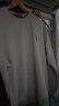 皮爾卡丹（pierre cardin）圓領(lǐng)衛(wèi)衣男春秋冬季潮流休閑長袖t恤高端打底衫男裝 米色 XL 曬單實拍圖