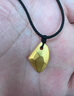 賽菲爾黃金吊墜足金999.9愛(ài)情許愿石掛墜時(shí)尚個(gè)性INS情侶禮物男女款 約3.25克 男款（含繩） 曬單實(shí)拍圖