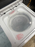 美菱12公斤家用宿舍商用半自動(dòng)洗衣機雙缸P120M16W 曬單實(shí)拍圖