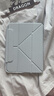 閃魔iPad11/10保護殼2025/22款iPad10代11代保護套10.9英寸四邊磁吸可拆分抗摔透明亞克力保護殼-灰色 曬單實(shí)拍圖