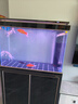森森（SUNSUN）大型魚缸底過濾水族箱客廳家用落地玻璃生態(tài)金魚缸 超白款升級底濾 1米長42cm寬（黑白可選） 曬單實拍圖