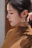Jay圓圈耳環(huán)女耳墜時尚飾品耳飾高級感送女生生日禮物教師節(jié)禮物 曬單實拍圖