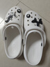 卡駱馳（crocs）經(jīng)典云朵clog洞洞鞋女鞋戶外涼鞋拖鞋厚底涼拖 206750-100 W7 曬單實拍圖