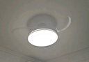 美的（Midea）風扇燈餐廳吊扇燈led臥室燈隱形扇葉遙控三防燈具熟睡風包安裝 曬單實拍圖