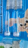 百刷寶貝（brush-baby）寶寶電動(dòng)牙刷0-3歲軟毛防水聲波震動(dòng)兒童嬰兒牙刷小月齡1歲2歲3歲 【4支】18-36月刷頭|海外選牙膏 曬單實(shí)拍圖