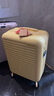 新秀麗（Samsonite）【花開系列】行李箱拉桿箱 女新款輕便登機旅行箱贈半透明箱套QV6 亮黃色 20英寸 【適合1周內(nèi)短途旅行】 曬單實拍圖