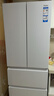 海爾（Haier）冰箱416升超薄零距離自由嵌入式60cm內法式多門(mén)四開(kāi)雙門(mén)小紅花系列一級能效雙變頻大容量國家補貼 416L+健康黑金凈化+母嬰三擋變溫+WiFi智控 曬單實(shí)拍圖
