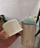 小土豆（potato）兒童水杯大寶寶吸管奶瓶PP水杯9個(gè)月以上帶重力球 300ml萌動(dòng)綠 曬單實(shí)拍圖