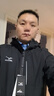 美津濃（MIZUNO）戶(hù)外夾克男連帽梭織透氣情侶鋒衣加絨加厚加棉外套男上衣 曬單實(shí)拍圖