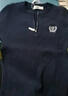 森馬（Semir）毛衣女冬季短款半開(kāi)襟刺繡修身套頭衫女生風(fēng)顯瘦上衣107724107001 曬單實(shí)拍圖
