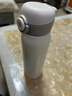 富光保溫杯大容量女生水杯316不銹鋼食品級兒童彈蓋便攜水杯學(xué)生杯子 優(yōu)雅白【杯刷+DIY貼畫(huà)】350ml 曬單實(shí)拍圖
