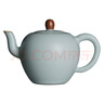 青澹汝窯茶壺家用泡茶壺景德鎮復古高檔陶瓷茶具禮品手工瓷器禪機茶壺 禪機茶壺 210ml 天青色 曬單實(shí)拍圖