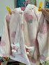 戴維貝拉（DAVE＆BELLA）保暖兒童睡衣兩件套女寶寶衣服冬季加厚秋冬幼兒服裝女童家居服 草莓印花 100 cm（建議身高90-100cm） 曬單實拍圖